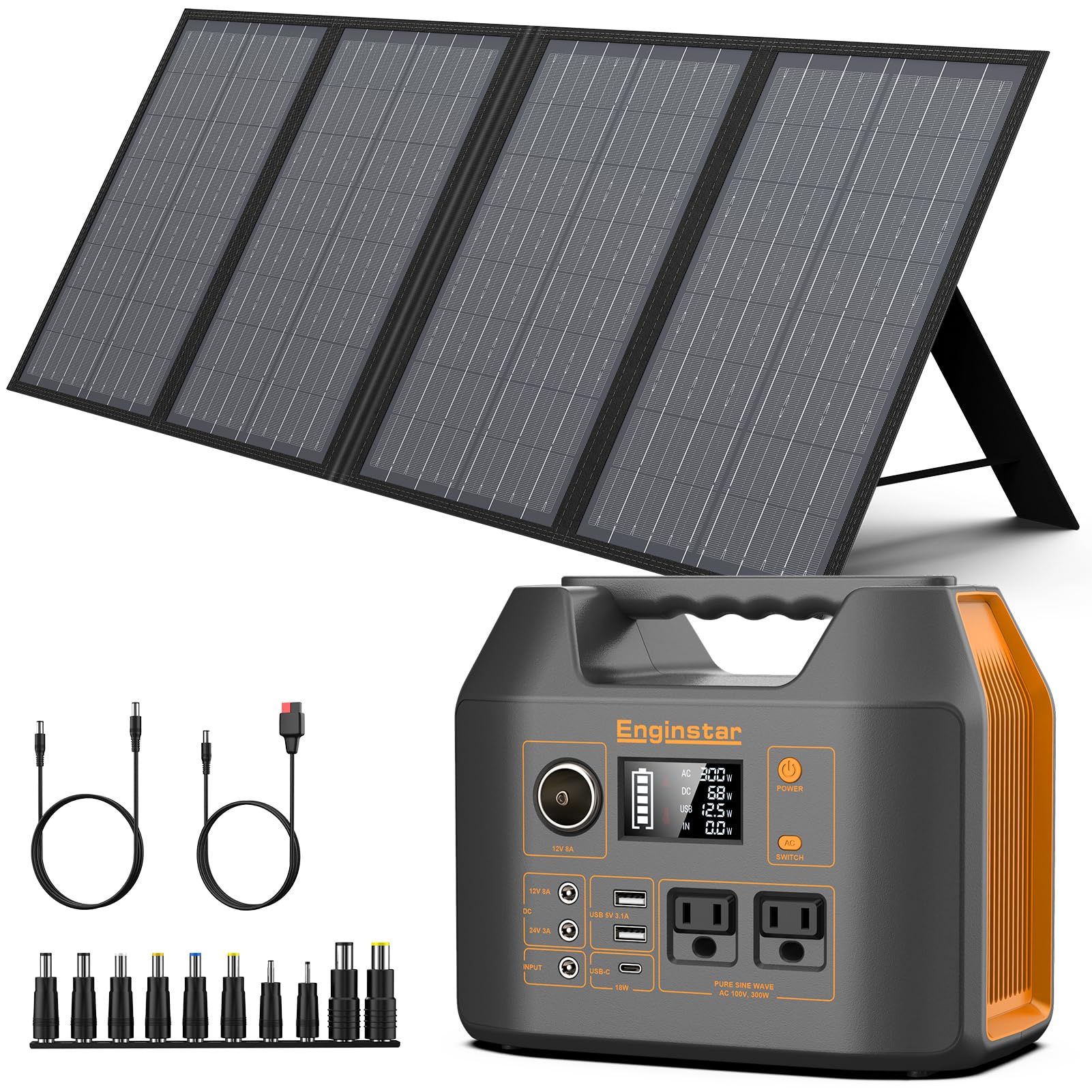 Amazon.com : EnginStar 300W Solar Generator with 60W Solar Panel